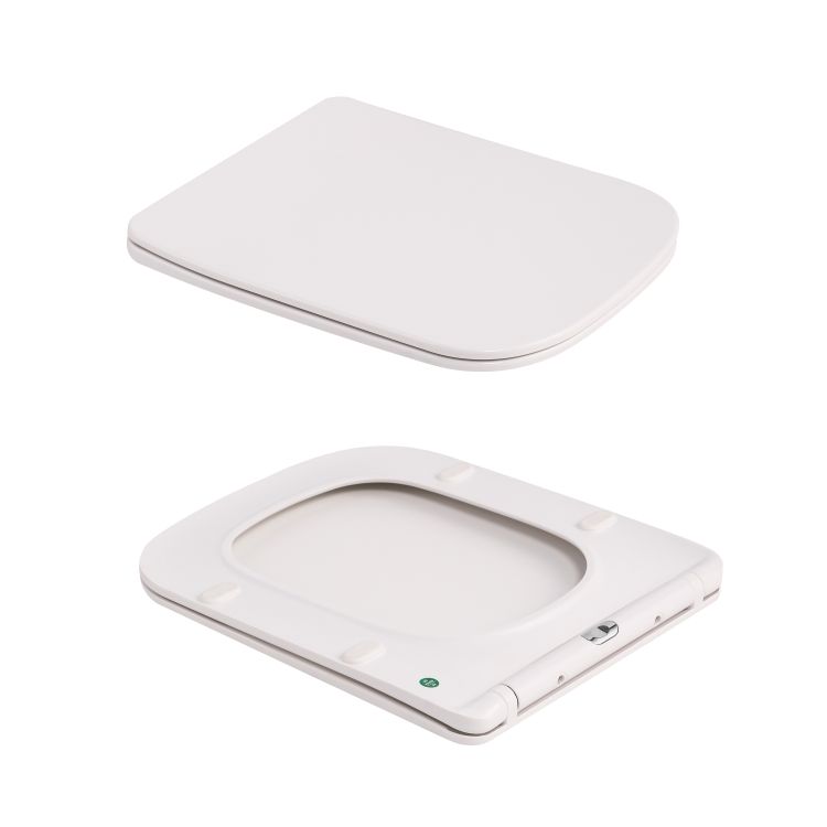 Унітаз підвісний Qtap Tern Ultra Quiet 520×345×325 мм, Marble, з сидінням Slim Duroplast / Soft-close / Quick Release QTTER26MR49002 - 8