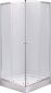 Душевая кабина квадратная 90*90 START-8126E, стекло проз.+поддон+сифон SANYMAX - 1