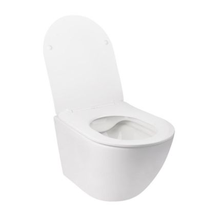 Набір Qtap інсталяція 3 в 1 Nest QT0133M425 з панеллю змиву лінійної QT0111M08V1091MB + унітаз з сидінням Jay QT07335176W - 4