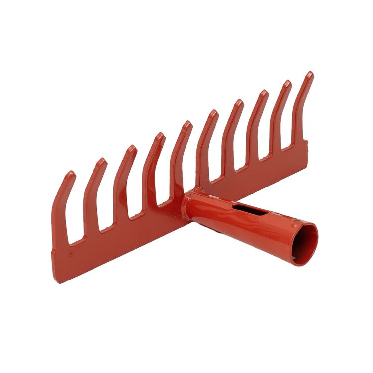 Грабли садовые прямые 10 зубьев 240×83мм сварное крепление GRAD (5051785) - 6