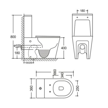 Унітаз підлоговий Qtap Vlasta Ultra Quiet безобідковий з сидінням Soft-close WHITE QT28228300W - 2