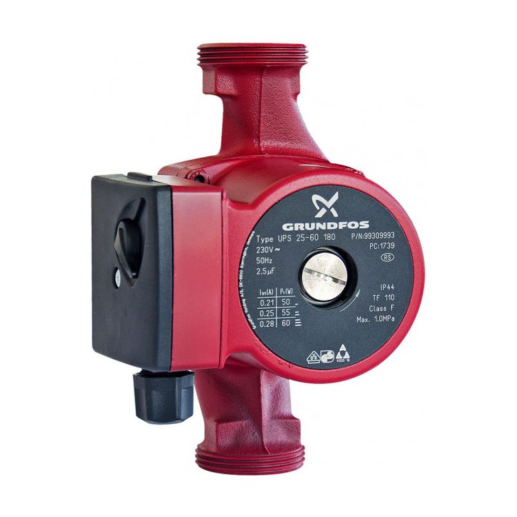 Насос циркуляционный GRUNDFOS UPS-25-60/180 - 1