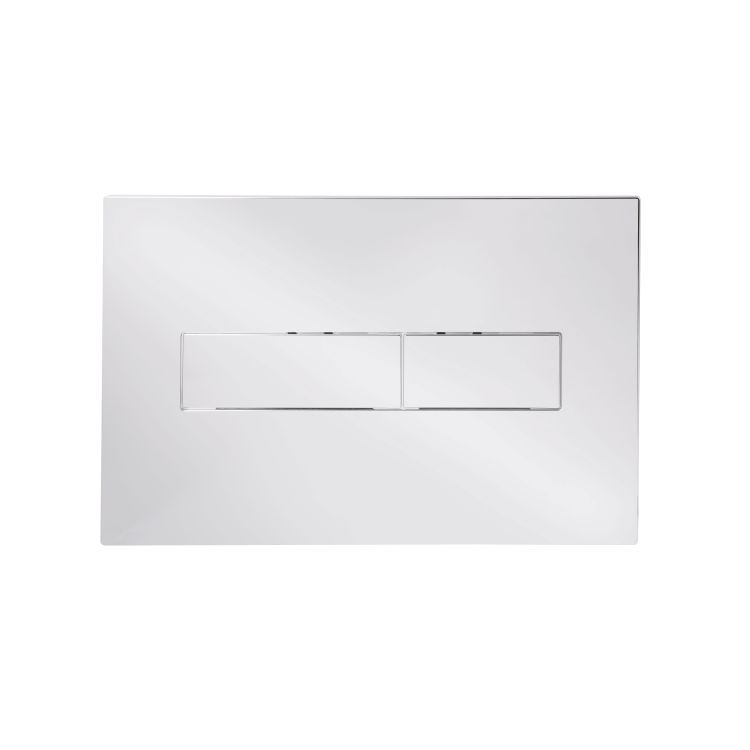 Клавіша змиву Qtap Standard 152x236x28 мм, Chrome, лінійна QTSTD164CRM49472 - 1