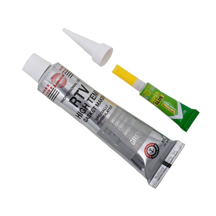 Герметик Силіконовий RTV формувач прокладок високотемпературний + 300 ° з Сірий 85г ОАЕ ASMACO (6371241) - 6