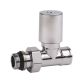 Кран для рушникосуш. прямий 1/2 антипротікання ХРОМ 237W 1/2 Forte - 1