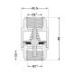 Зворотний клапан Base 1&amp;quot;В Slim із латунним штоком TAB240W25S Thermo Alliance - 2