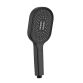 Лійка для ручного душу Qtap Rucni 140*110 мм QTRUC125BLM45961 Black Matt - 1
