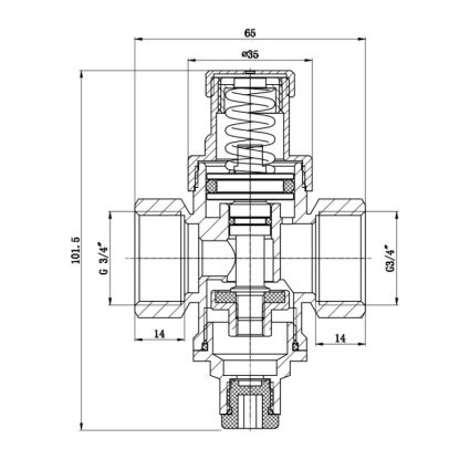 Редуктор SD Forte 3/4&amp;quot; - 2