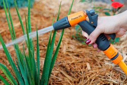 Пістолет для поливу пластиковий Presto-PS насадка на шланг (7208-BL) - 5