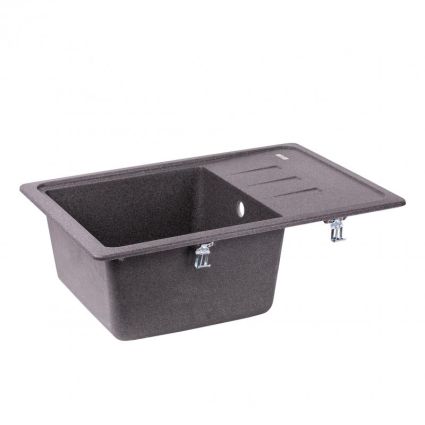 Кухонна мийка Lidz 620x435/200 GRF-13 (LIDZGRF13620435200) - 4