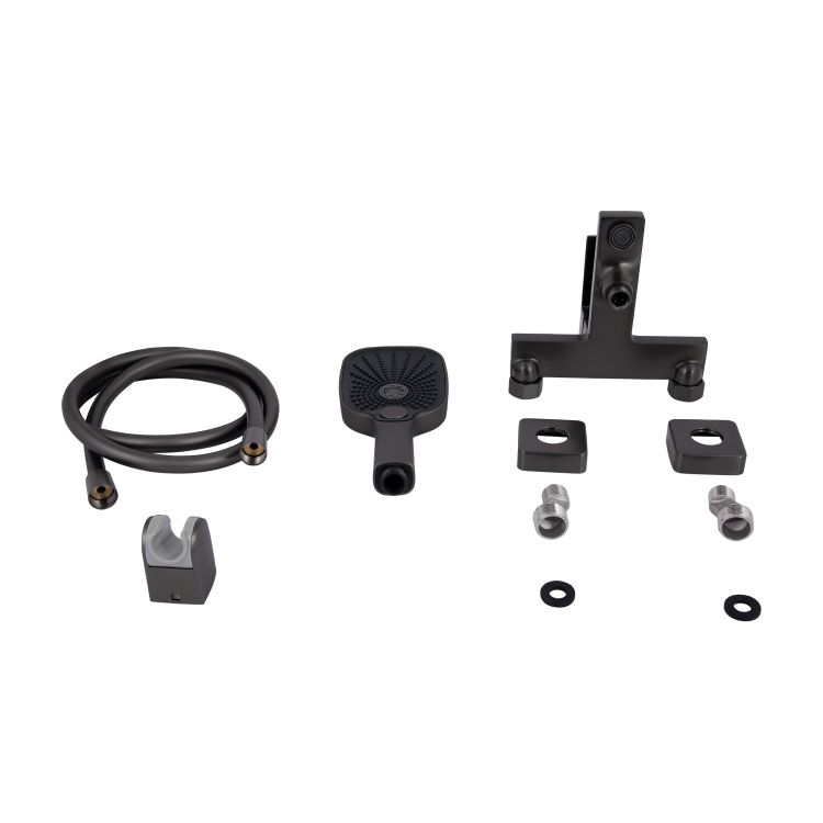 Смеситель д/ванны Gemini QTGEM259GMB45684 Gunmetal Black PVD Qtap - 7