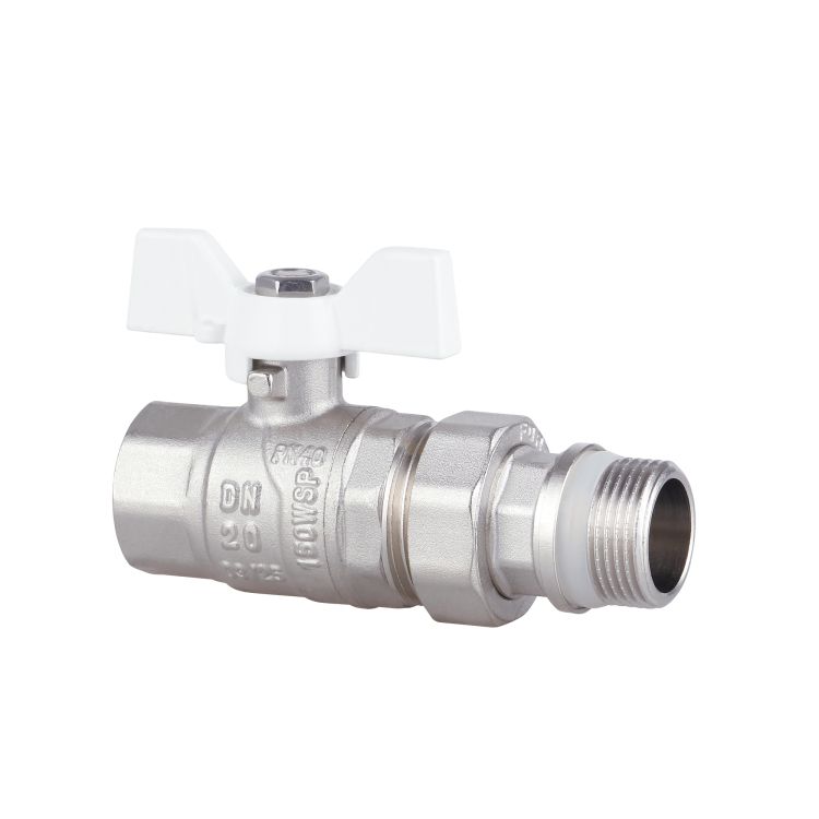 Кран с амер. прямой 3/4&amp;quot; Forte с антипрот SF 222W20 - 3