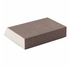 Губка шлифовальная четырехсторонняя угловая 110×90×25мм P150 Sigma (9130481)