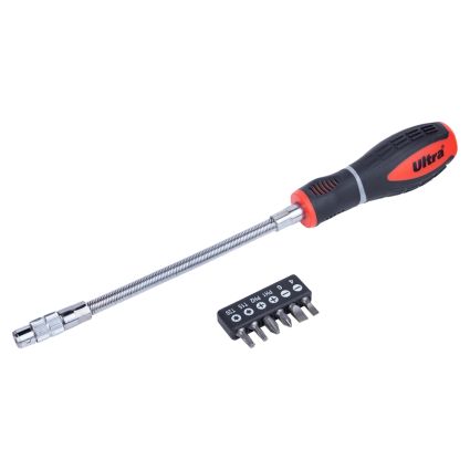 Викрутка з гнучким валом + біти 6шт S2 Profi ULTRA (4000702) - 2
