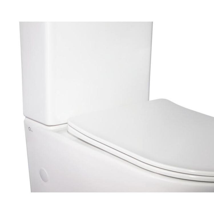 Унітаз-компакт Stork WHI 2178P безобідковий, Q-tap - 4