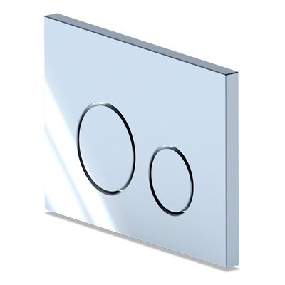 Кнопка хром до змивної арматури Ані - 1