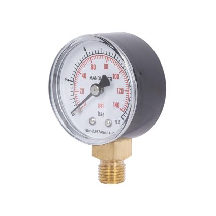 Манометр SD Plus 50мм 1/4&amp;quot;, нижнее подключение 10 бар SD17010B - 3