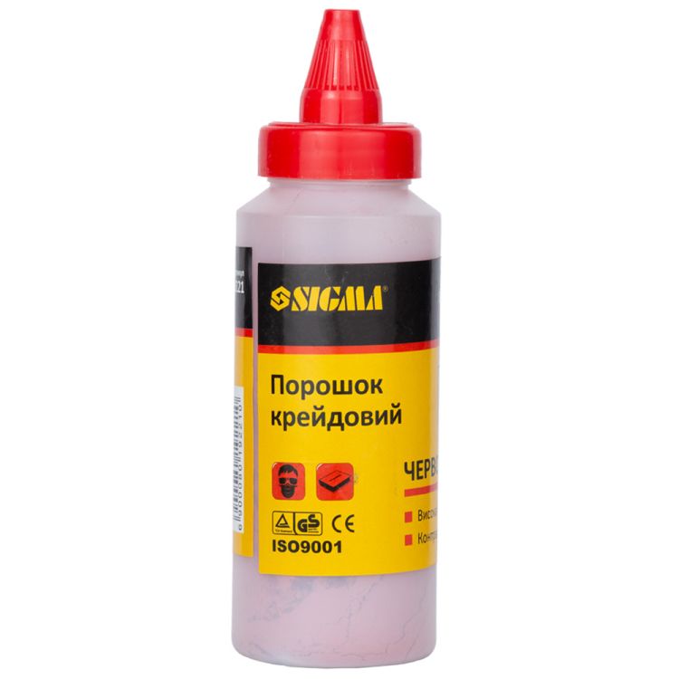 Крейдяної порошок (червоний) 115г Sigma (8019221) - 1
