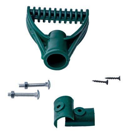 Лопата для снігу/зерна пластикова з оцинкованою планкою Strong 490×495мм (кольорова) Grad - 4