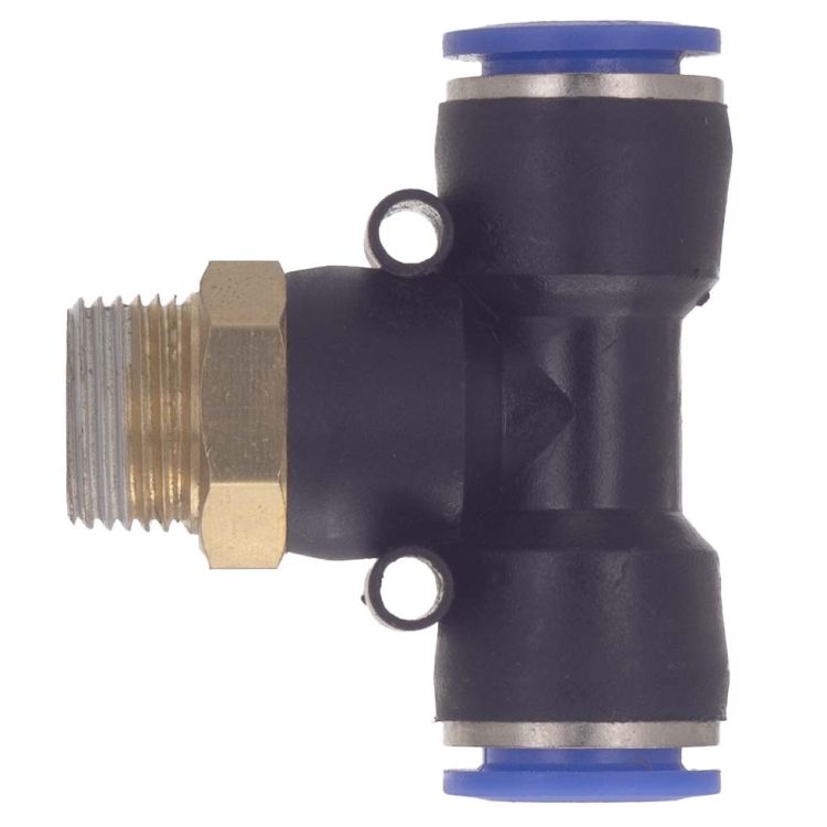 Штуцер цанговый (Т-образный) Ø12*12*12мм МТ 3/8&amp;quot; Sigma (7027461) - 5