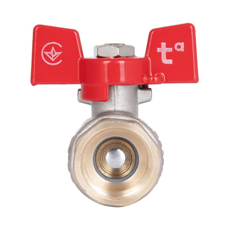 Кран кульовий SD Plus 1/2&amp;quot; ВВ вода PN40 бабочка - 6