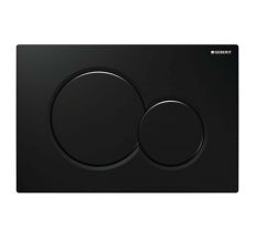 SIGMA 01 cмывная клавиша, пластик, черный RAL 9005