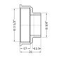 Перехід SD Plus 1 1/2 &amp;quot;х3 / 4&amp;quot; ВЗ SD4094020 - 2