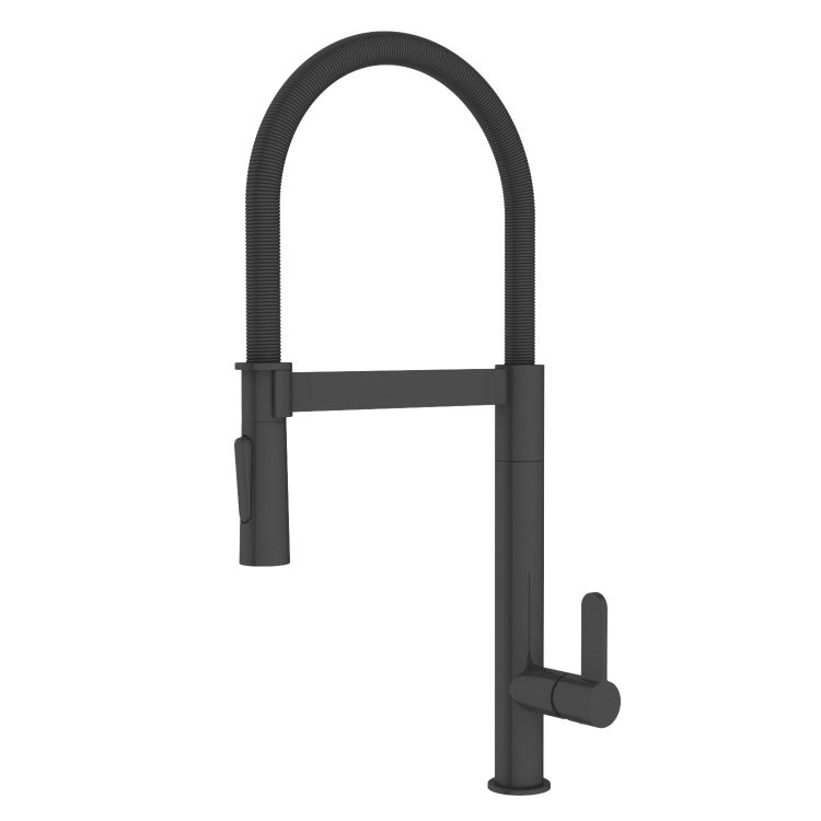 PIVOT SS смеситель для кухни, черный матовый, 25 мм - 1