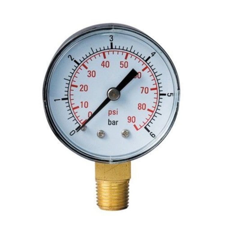 Манометр 1/4 50мм 1-6 бар SANTAN - 1