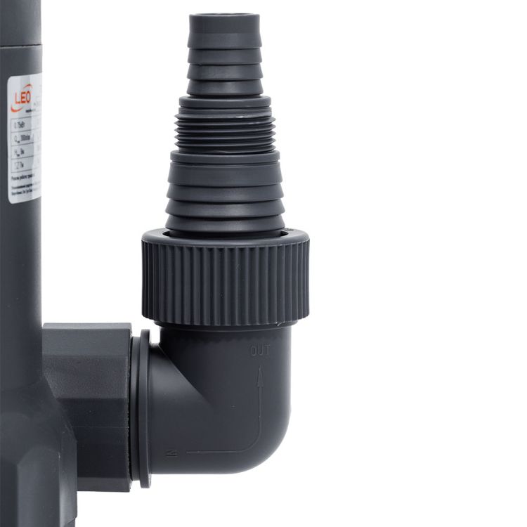 Насос дренажний садовий 0.75кВт Hmax 9м Qmax 300л/хв (част. до 35мм) LEO (773165) - 4