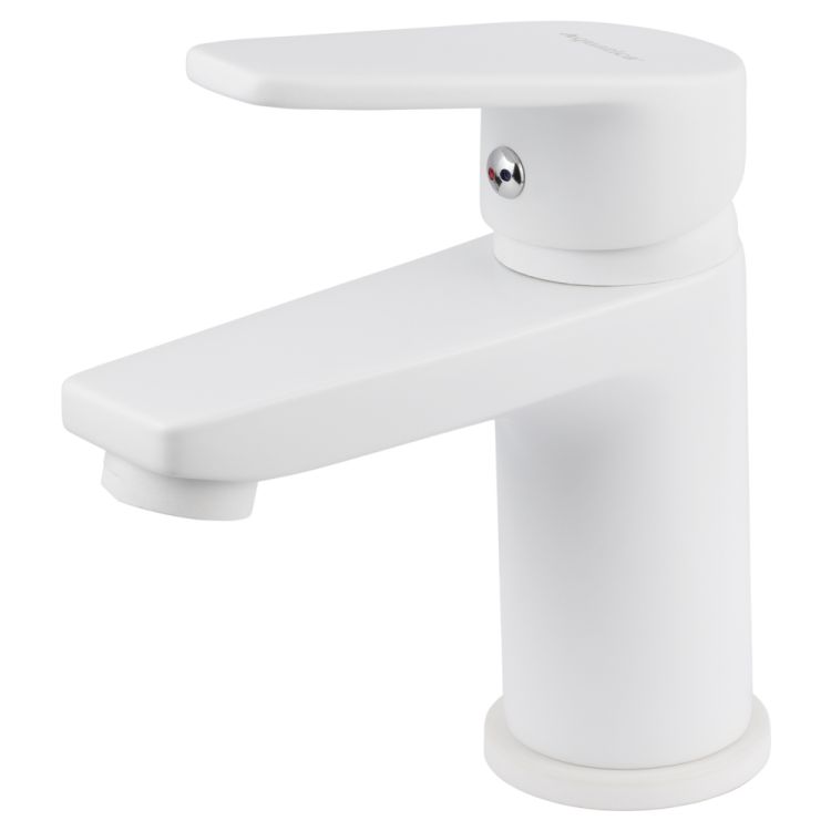 Змішувач s37 Ø35 для раковини литої на шпильці (W) AQUATICA (9737002) - 1