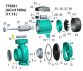 Насос відцентровий 1.1 кВт Hmax 12.5 м Qmax 900л/хв 4&amp;quot; LEO 3.0 (775281) - 2