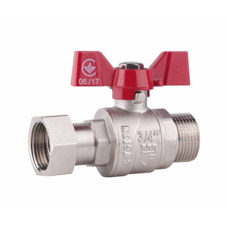 Кран кульовий з накидною гайкою SD Forte 3/4&amp;quot; ВН для води прямої - 1