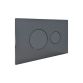 Клавіша змиву Qtap Standard 152x236x28 мм, Gunmetal Black, кругла QTSTD164GMB51271 - 3