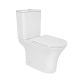 Унитаз напольный Qtap Presto безобідковий з сідінням Soft-close QTPRE27W51022 - 1
