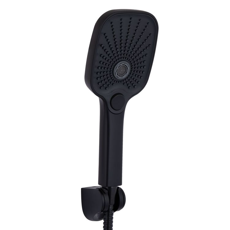 Змішувач для ванни Gemini (з душовим гарнітуром) QTGEM259BLM45682 Black Matt Qtap - 4