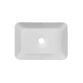 Раковина накладная Qtap Virgo N прямоугольная без донного клапана WHITE QT18116308W - 1