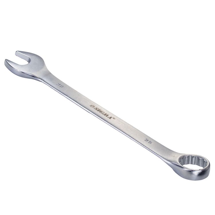 Ключ рожково-накидний 23мм CrV satine Sigma (6021231) - 7