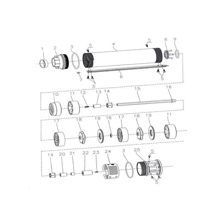 Насос погр відцентр Ø80 0.25кВт 42(16)м 5(45)л/хв 1.5м кабель 777101 - 3