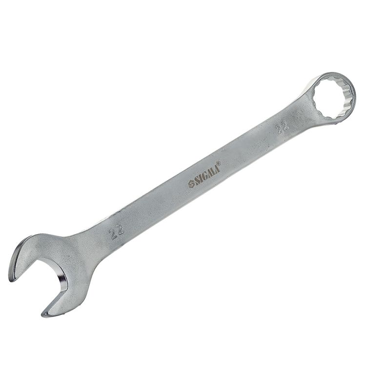 Ключ рожково-накидной 22мм CrV satine Sigma (6021221) - 6