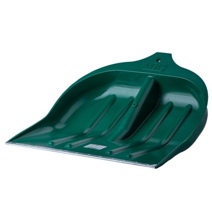 Лопата для снігу/зерна пластикова з оцинкованою планкою Strong 490×495мм (кольорова) Grad - 2