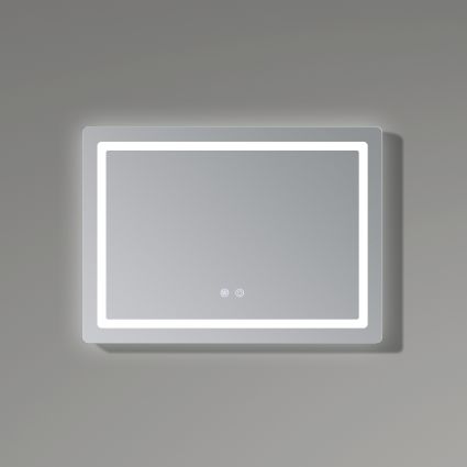 Дзеркало Qtap Mideya (DC-F614) 700х500 з LED-підсвічуванням Touch, з антизапотіванням, димером, рег. яскравості QT2078NCF07050W - 4