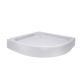 Набор Lidz душова кабіна Latwa SC80x80.SAT.LOW.GR, скло тоноване 4 мм + піддон KAPIELKA - 11