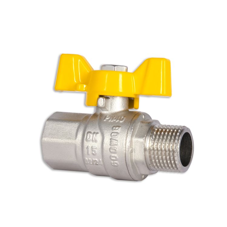 Кран кульовий SD Forte 1/2 ГШ газ - 6