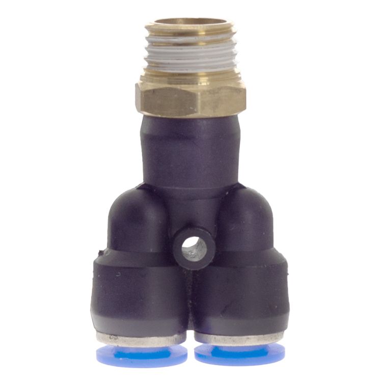 Штуцер цанговий (Y-подібний) Ø6*6*6мм МТ 1/4&amp;quot; Sigma (7027771) - 3