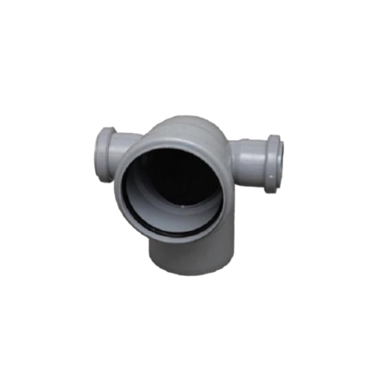 Колено канализационное складное 110x87. 5°х50х50*87,5 два отвода Reiger - 1