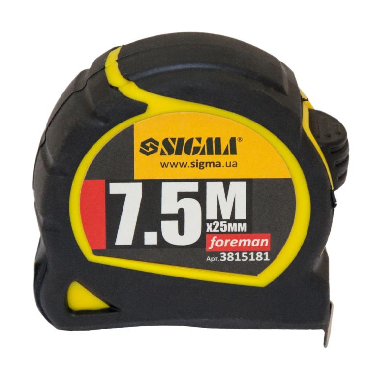 Рулетка Foreman 7.5м*25мм Sigma (3815181) - 2