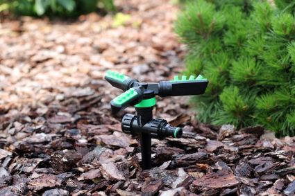 Дощувач Presto-PS зрошувач круговий Рубікон Green (2813-BL) - 3