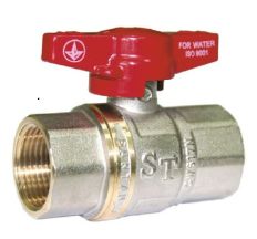 Кран кульовий SANTAN 1/2" Premium метелик внутрішня/внутрішня