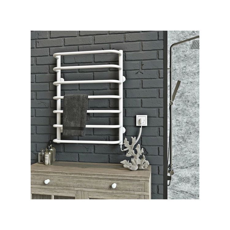 Рушникосушка електрична Стандарт П7 500x700 Deffі праве підключення, білий - 1